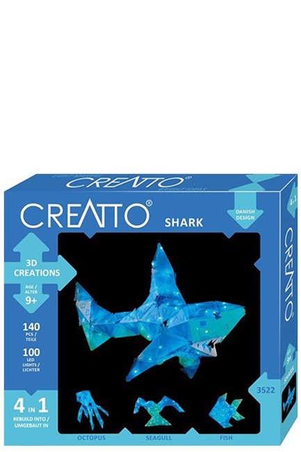 ΚΑΤΑΣΚΕΥΗ ΦΩΤΙΣΤΙΚΟ CREATTO 4 ΣΕ 1-SHARK AND FRIENDS