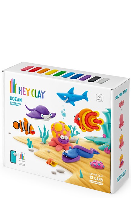 ΚΑΤΑΣΚΕΥΕΣ ΑΠΟ ΠΗΛΟ HEY CLAY OCEAN ΜΕ ΕΡΓΑΛΕΙΑ