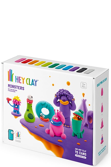 ΚΑΤΑΣΚΕΥΕΣ ΑΠΟ ΠΗΛΟ HEY CLAY MONSTERS ΜΕ ΕΡΓΑΛΕΙΑ