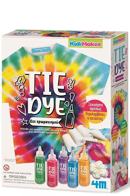 ΖΩΓΡΑΦΙΚΗ TIE DYE KIDZ MAKER 4M0608