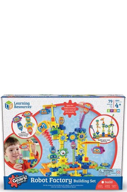 ROBOT FACTORY BUILDING SET LEARNING RESOURCES GEARS GEARS GEARS