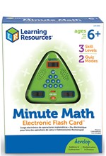 MINUTE MATH ELECTRONIC FLASH CARD LEARNING RESOURCES