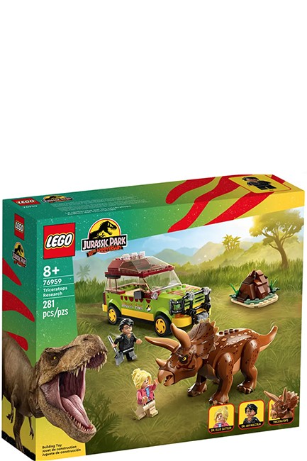 LEGO JURASSIC WORD-76959 TRICERATOPS RESEARCH