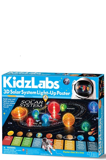 ΚΑΤΑΣΚΕΥΗ ΜΗΛΙΑΚΟ ΣΥΣΤΗΜΑ 3D ΦΩΤΕΙΝΗ ΑΦΙΣΑ KIDZLABS 4M0618