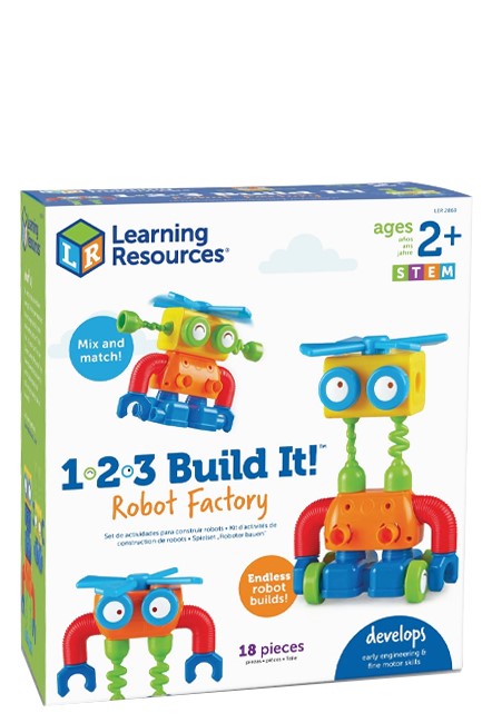 ROBOT FACTORY 1-2-3 BUILD IT LEARNING RESOURCES