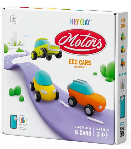 ΚΑΤΑΣΚΕΥΕΣ ΑΠΟ ΠΗΛΟ HEY CLAY ECO CARS SET