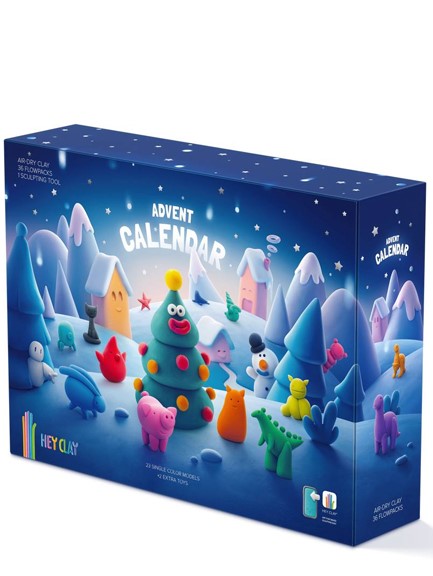 ΚΑΤΑΣΚΕΥΕΣ ΑΠΟ ΠΗΛΟ HEY CLAY CHRISTMAS ADVENT CALENDAR