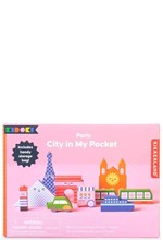 ΤΟΥΒΛΑΚΙΑ ΞΥΛΙΝΑ 9 ΤΕΜ KIKKERLAND MINI PARIS CITY IN MY POCKET