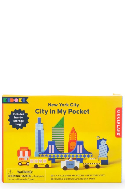 ΤΟΥΒΛΑΚΙΑ ΞΥΛΙΝΑ 9 ΤΕΜ KIKKERLAND MINI NEW YORK CITY IN MY POCKET