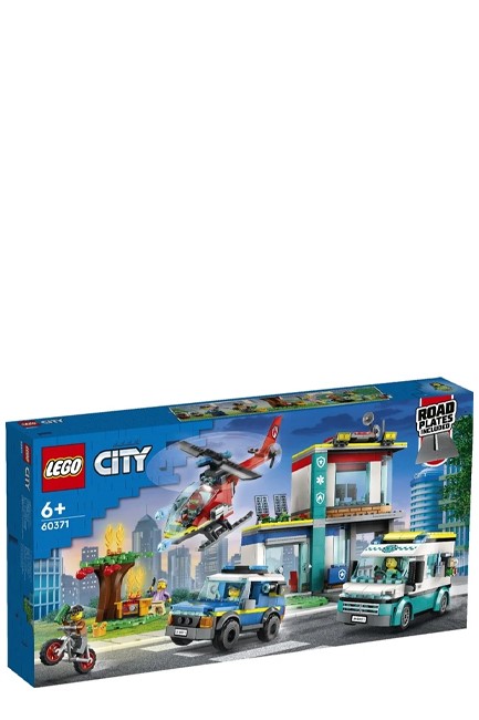 LEGO CITY-60371 EMERGENCY VEHICLES HQ