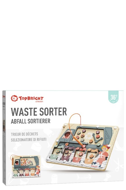 ΜΑΓΝΗΤΙΚΟ ΞΥΛΙΝΟ TOP BRIGHT ΛΑΒΥΡΙΝΘΟΣ WASTE SORTER