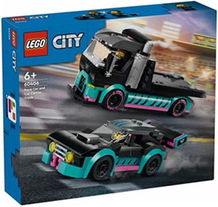 LEGO CITY GREAT VEHICLES-60406 RACE CAR AND CAR CARRIER TRUCK