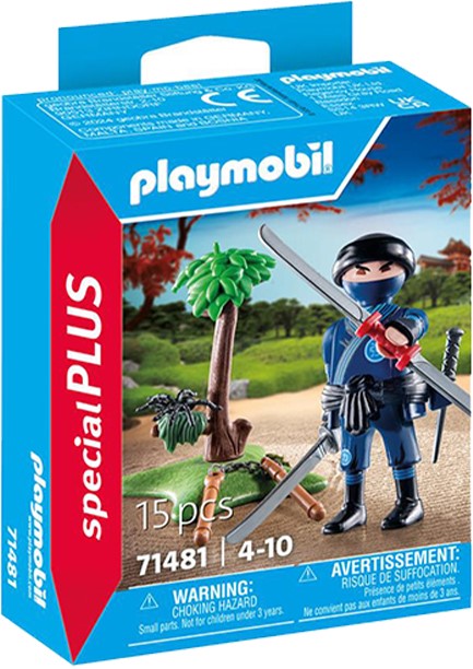 PLAYMOBIL SPECIAL PLUS-71481 ΝΙΝΤΖΑ ΜΕ ΕΞΟΠΛΙΣΜΟ ΜΑΧΗΣ