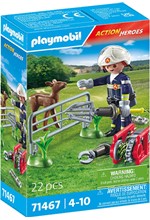 PLAYMOBIL ΠΥΡΟΣΒΕΣΤΙΚΗ-71467 ΕΠΙΧΕΙΡΗΣΗ ΔΙΑΣΩΣΗΣ ΖΩΟΥ