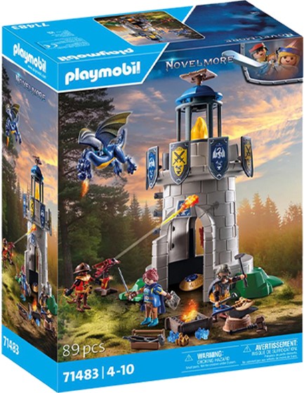 PLAYMOBIL NOVELMORE-71483 ΠΥΡΓΟΣ ΙΠΠΟΤΩΝ ΜΕ ΔΡΑΚΟ ΚΑΙ ΣΙΔΗΡΟΥΡΓΟ