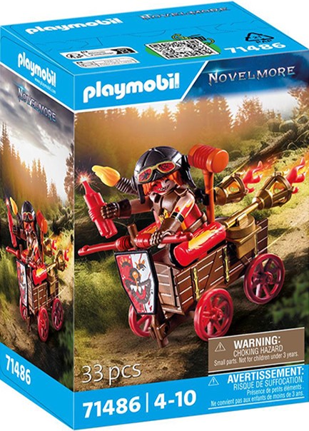 PLAYMOBIL NOVELMORE-71486 Ο KAHBOOM ΜΕ ΤΟ ΑΓΩΝΙΣΤΙΚΟ ΤΟΥ ΟΧΗΜΑ