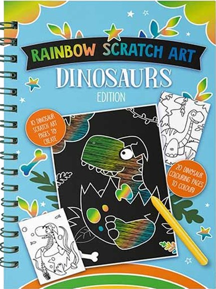 SCRATCH ART RAINBOW ΔΕΙΝΟΣΑΥΡΟΣ