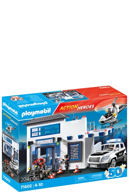 PLAYMOBIL 50 ΧΡΟΝΙΑ-71602 ΑΣΤΥΝΟΜΙΚΟ ΤΜΗΜΑ ΜΕ ΠΕΡΙΠΟΛΙΚΟ ΚΑΙ ΕΛΙΚΟΠΤΕΡΟ