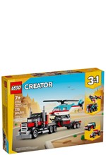 LEGO CREATOR-31146 FLATBED TRUCK WITH HELICOPTER