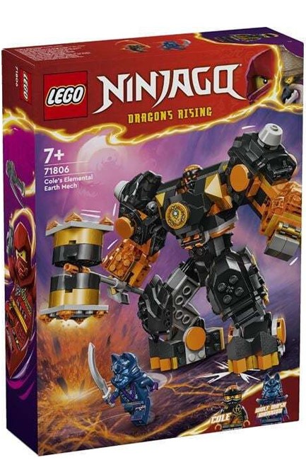 LEGO NINJAGO-71806 COLE'S ELEMENTAL EARTH MECH