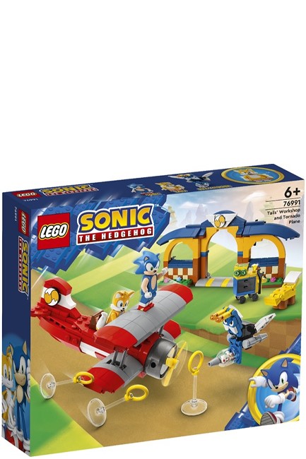 LEGO SONIC-76991 TAILS' WORKSHOP AND TORNADO PLANE