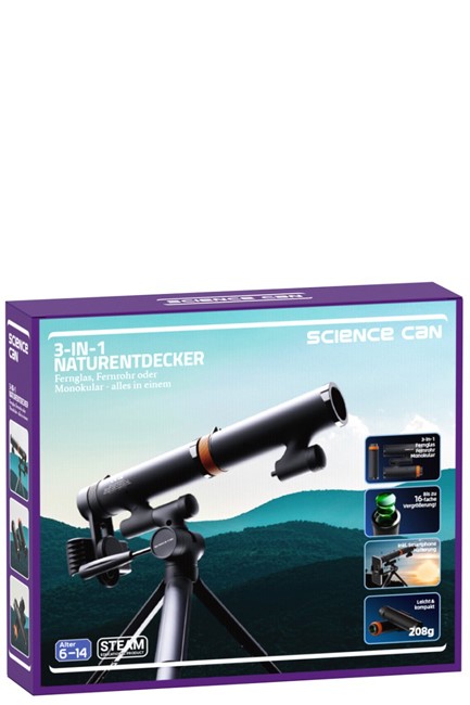 ΤΗΛΕΣΚΟΠΙΟ SCIENCE CAN TOP BRIGHT NATURE EXPLORER 3 ΣΕ 1