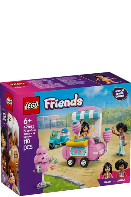 LEGO FRIENDS-42643 COTTON CANDY STAND AND SCOOTER