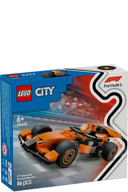 LEGO CITY FORMULA 1-60442 F1 DRIVER WITH MCLAREN RACE CAR