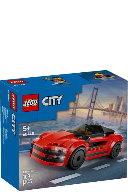 LEGO CITY GREAT VEHICLES-60448 RED SPORTS CAR