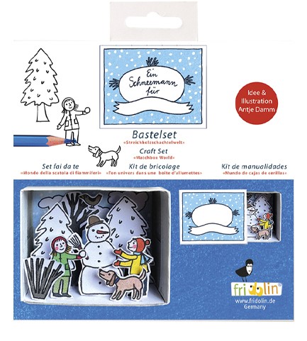 ΚΑΤΑΣΚΕΥΑΖΩ ΧΡΩΜΑΤΙΖΩ FRIDOLIN MATCHBOX KIT-WINTER IN THE FOREST