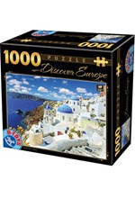 PUZZLE 1000ΤΕΜ DISCOVER EUROPE-ΣΑΝΤΟΡΙΝΗ