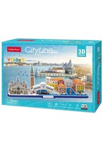 PUZZLE CUBICFUN 3D 126ΤΕΜ.CITY LINE 53*18.1*20.5 εκ.VENICE