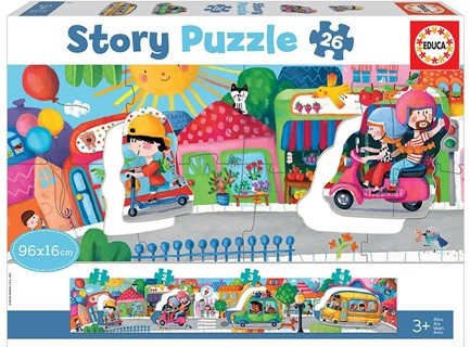 PUZZLE 26 ΤΕΜ.EDUCA STORY PUZZLE ΟΧΗΜΑΤΑ ΤΗΣ ΠΟΛΗΣ