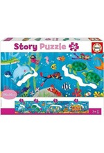 PUZZLE 26 ΤΕΜ.EDUCA STORY PUZZLE Ο ΚΟΣΜΟΣ ΤΗΣ ΘΑΛΑΣΣΑΣ