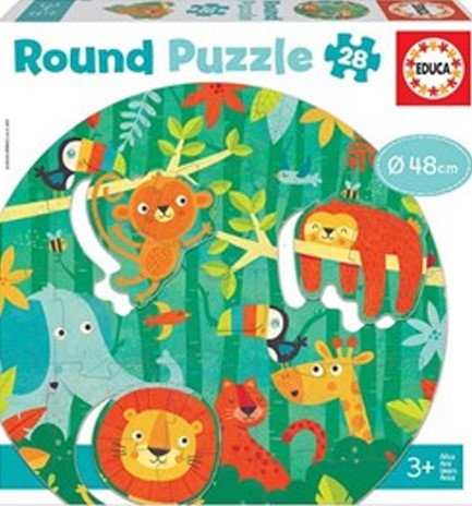 PUZZLE 28 ΤΕΜ.EDUCA ROUND-ΖΟΥΓΚΛΑ