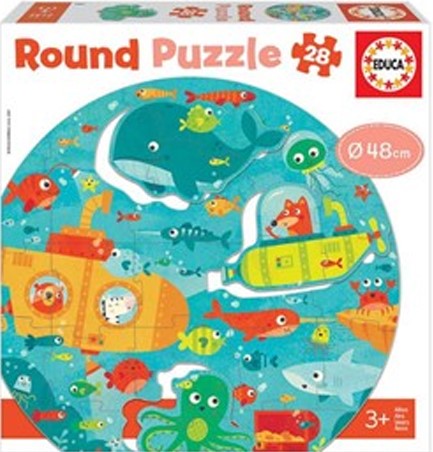 PUZZLE 28 ΤΕΜ.EDUCA ROUND-ΘΑΛΑΣΣΑ