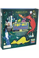 PUZZLE FLOSS AND ROCK 20 ΤΕΜ.POP-OUT ΜΑΓΟΣ ΚΑΙ ΔΡΑΚΟΣ