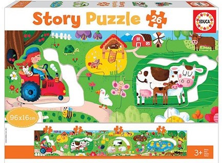 PUZZLE 26 ΤΕΜ.EDUCA STORY PUZZLE ΦΑΡΜΑ