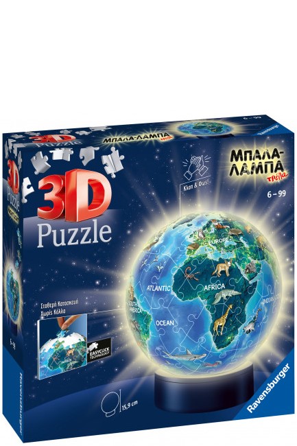 PUZZLE 3D 72ΤΕΜ.ΜΠΑΛΑΛΑΜΠΑ ΤΡΕΛΑ ΥΔΡΟΓΕΙΟΣ