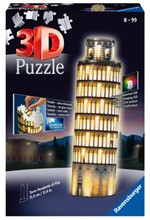 PUZZLE 3D 180ΤΕΜ.NIGHT EDITION Ο ΠΥΡΓΟΣ ΤΗΣ ΠΙΖΑΣ