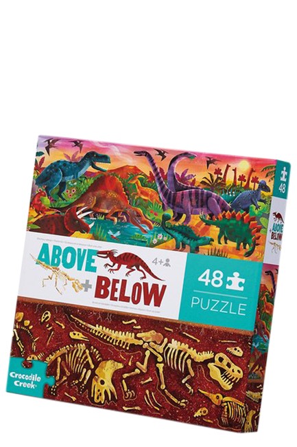 PUZZLE 48 ΤΕΜ.CROCODILE CREEK ABOVE AND BELOW-ΔΕΙΝΟΣΑΥΡΟΙ