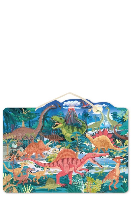 PUZZLE 48 ΤΕΜ.ΜΑΓΝΗΤΙΚΟ ΞΥΛΙΝΟ SPEEDY MONKEY DINOSAURS