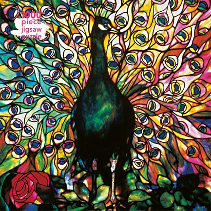 PUZZLE 1000 ΤΕΜ.FLAME TREE COMFORT TIFFANY-DISPLAYING PEACOCK