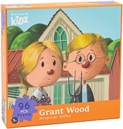 PUZZLE 96 ΤΕΜ.TODAY IS ART DAY MUSEUM KIDZ GRANT WOOD-AMERICAN GOTHIC