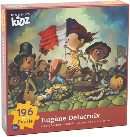 PUZZLE 196 ΤΕΜ.TODAY IS ART DAY MUSEUM KIDZ EUGENE DELACROIX-LIBERTY LEADING THE PEOPLE