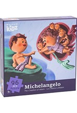 PUZZLE 96 ΤΕΜ.TODAY IS ART DAY MUSEUM KIDZ MICHELANGELO-THE CREATION OF ADAM