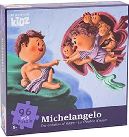 PUZZLE 96 ΤΕΜ.TODAY IS ART DAY MUSEUM KIDZ MICHELANGELO-THE CREATION OF ADAM