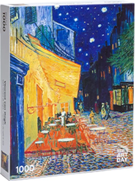 PUZZLE 1000 TEM.TODAY IS ART DAY VINCENT VAN GOGH-CAFE TERRACE AT NIGHT