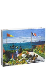 PUZZLE 1000 TEM.TODAY IS ART DAY CLAUDE MONET-GARDEN AT SAINTE ADRESSE