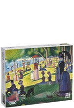 PUZZLE 1000 TEM.TODAY IS ART DAY GEORGES SEURAT-SUNDAY AFTERNOON ON THE ISLAND OF LA GRANDE JATTE